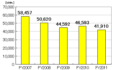 Electricity consumption(Japan)